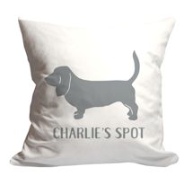 Alternate Image 3 for Personalized Dogs Spot Throw Pillow