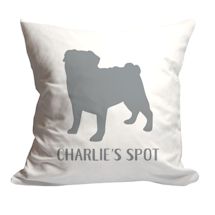 Alternate image for Personalized Dogs Spot Throw Pillow