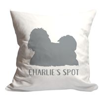 Alternate image Personalized Dogs Spot Throw Pillow