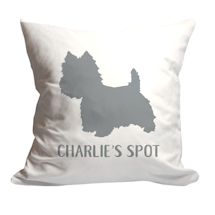 Alternate image Personalized Dogs Spot Throw Pillow