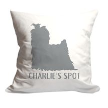 Alternate image for Personalized Dogs Spot Throw Pillow