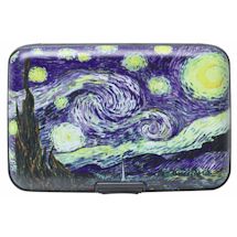 Fine Art Identity Protection RFID Wallet - Van Gogh Starry Night