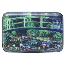 Alternate image Fine Art Identity Protection RFID Wallet - Monet Water Lilies