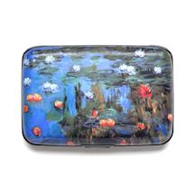 Alternate image Fine Art Identity Protection RFID Wallet - Monet Water Lillies 2