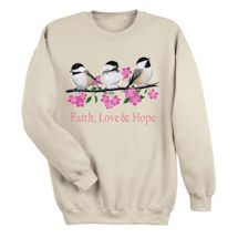 Alternate image for Wear Your Faith, Love, Hope T-Shirt or Sweatshirt
