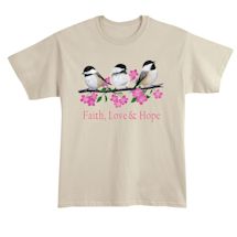 Alternate Image 2 for Wear Your Faith, Love, Hope T-Shirt or Sweatshirt