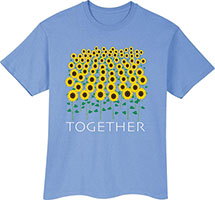 Alternate image Together Sunflower T-Shirt or Sweatshirt