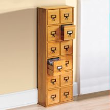 Product Image for Library CD Storage Cabinet - 12 Drawers