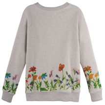 Alternate Image 1 for Watercolor Flowers Sweatshirt