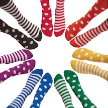 Alternate image Stripes and Polka Dots Socks Collection