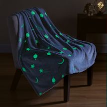 Alternate Image 2 for Glow-In-The-Dark Blanket