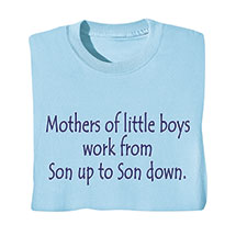 Alternate image for Mothers Of Little Boys T-Shirt or Sweatshirt 