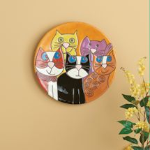 Alternate image Fanciful Cats Wall Art