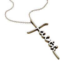 Alternate image for Faith Cross Necklace