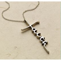 Alternate Image 1 for Faith Cross Necklace
