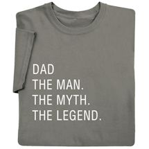 Alternate Image 7 for Personalized (Dad) The Man. The Myth. The Legend. T-Shirt or Sweatshirt