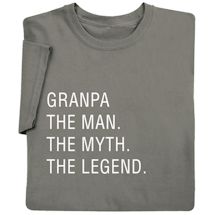 Alternate Image 10 for Personalized (Dad) The Man. The Myth. The Legend. T-Shirt or Sweatshirt