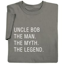 Alternate Image 11 for Personalized (Dad) The Man. The Myth. The Legend. T-Shirt or Sweatshirt