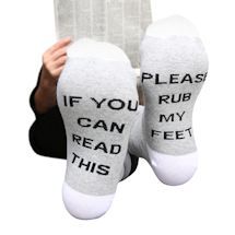 Alternate image "If You Can Read This" - Hidden Message Socks