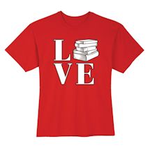 Alternate Image 2 for Love Books Shirt