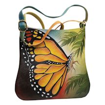 Alternate Image 1 for Handpainted Butterfly Bag