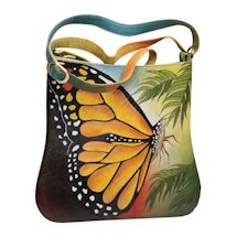 Alternate Image 3 for Handpainted Butterfly Bag