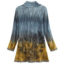 Alternate image Abstract Prairie Cowl Tunic