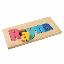 Alternate image Personalized Children's Wooden Puzzle Board - 1-6 Letters