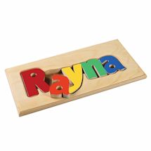 Alternate image Personalized Children's Wooden Puzzle Board - 1-6 Letters