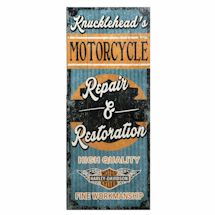 Alternate image Personalized Harley-Davidson&#174; "Repair & Restoration" Wood Wall Art