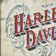 Alternate image Personalized Harley-Davidson&#174; Motorcycle "Admiration Society" Wood Wall Art