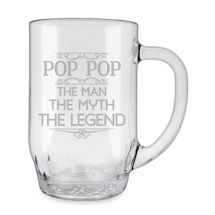 Alternate image Personalized "Man, Myth, Legend" Large Glass Mug