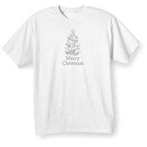 Alternate Image 1 for Children's Color Your Own Christmas Tree Shirt & Markers Set