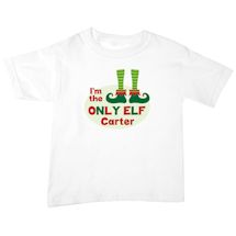 Alternate Image 5 for Personalized 'Only Elf' Shirt