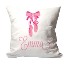 Personalized Ballerina Pillow