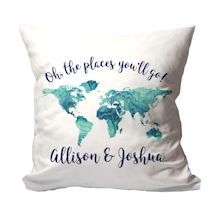 Personalized 'Places You Will Go' Pillow