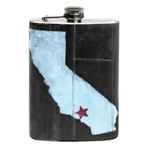 Alternate image Personalized Recycled Bicycle Rubber Flask