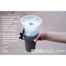 Alternate image HighWave AutoDogMug Pure - Portable Water Bottle for Dogs