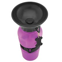 Alternate image Highwave AutoDogMug Pet Sport Bottle - Portable Water Bowl - Holds 20 oz - Purple