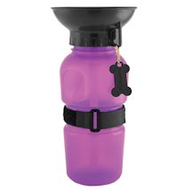 Alternate image Highwave AutoDogMug Pet Sport Bottle - Portable Water Bowl - Holds 20 oz - Purple