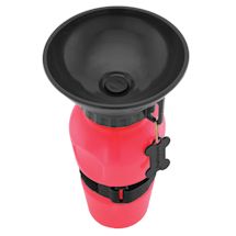 Alternate image Highwave AutoDogMug Pet Sport Bottle - Portable Water Bowl - Holds 20 oz - Red