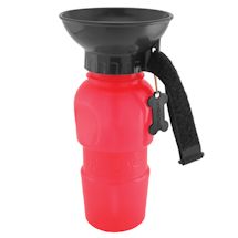 Alternate image Highwave AutoDogMug Pet Sport Bottle - Portable Water Bowl - Holds 20 oz - Red