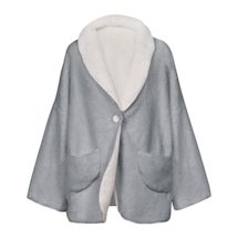 Alternate image for Women's Bed Jacket with Pockets