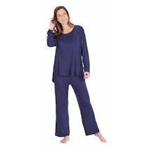 Alternate image Women's 2 Piece Long Sleeve Pajamas