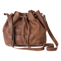 Alternate Image 6 for Perfect Everyday Leather Bucket Bag