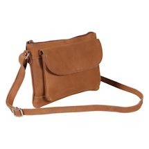 Alternate image for Women's Crossbody Handbags Leather Crossbody Bags for Women 9.5' X 7' - Black