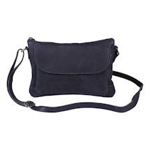 Alternate image for Women's Crossbody Handbags Leather Crossbody Bags for Women 9.5' X 7' - Black