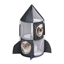 Alternate image for Rocket Ship Cat Condo
