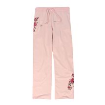 Alternate image for Women's Embroidered Floral Pants Graphic Sweatpants, French Terry