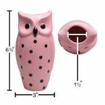 Alternate image for Set Of 2 Owl Vases